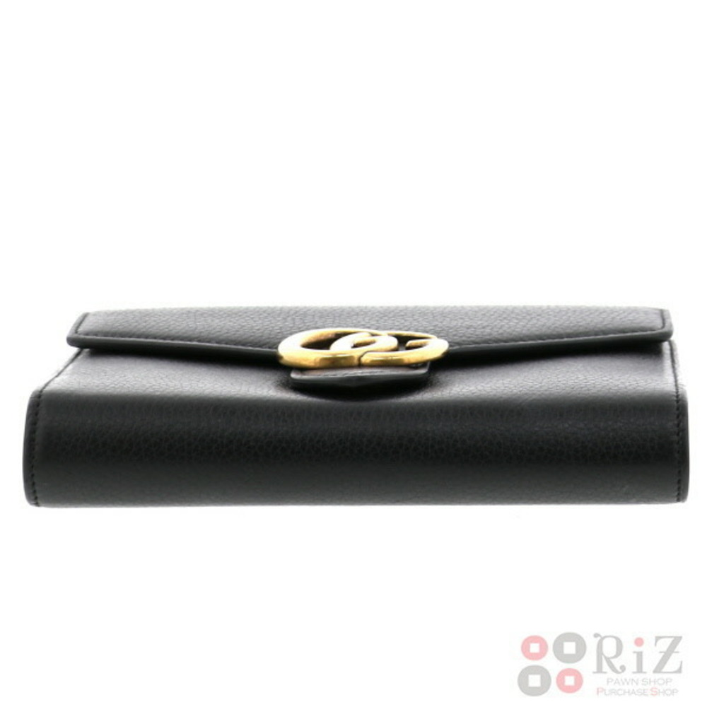 GUCCI GG Marmont Chain Wallet Long coin purse GG MARMONT Black - Picture 3 of 6